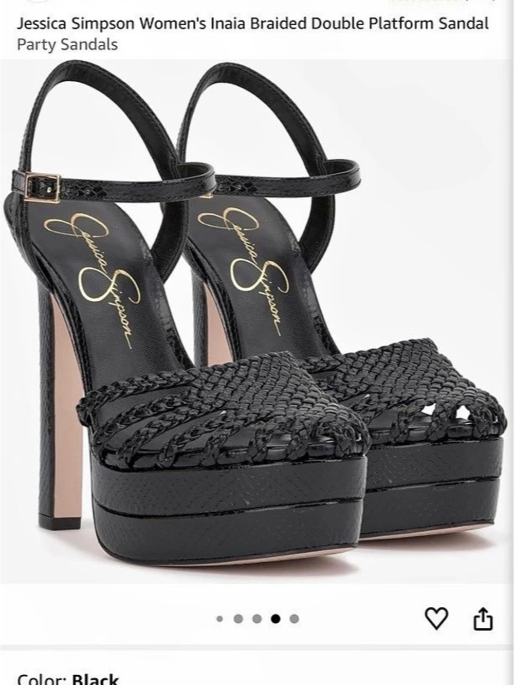 Jessica Simpson Women's Inaia Braided Double Platform Sandal
Party Sandals